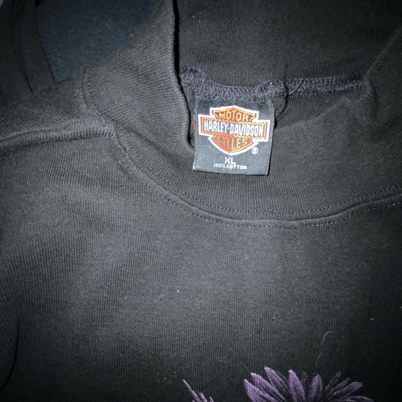 Vintage Harley Davidson turtleneck tank sz XL - Picture 4 of 5